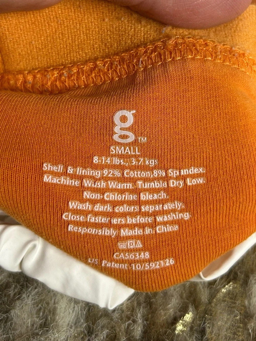 5 for $25🔥GDiapers Orange Reusable Cloth Diaper Small (8-14‎ lbs.)